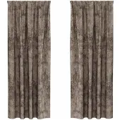 vidaXL Velvet Gordijnen 2 st Cappuccino 260 x 140 cm Fluweel