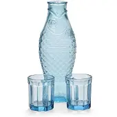 Serax Karaf met Glazen M Fish & Fish Blue 850 ml