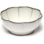 Serax Inku geribbelde kom XL Ø15 cm White