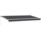vidaXL Zonnescherm Frame Antraciet 400 x 200 cm