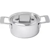 Demeyere Industry 5, 1029669 RVS kookpan met deksel, 16 cm, 1.5l