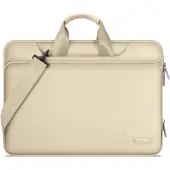 TechProtection Pocket MacBook 15 / 16 Inch Laptop Tas Bruin