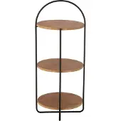 OEM rek Mia - ijzer - naturel/zwart