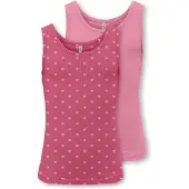 ONLY KIDS MINI hemden (set van 2) Roze Meisjes Stretchkatoen Ronde hals - maat 110