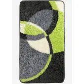 Bonprix Badmat met kleurrijke print maat 3-dlg. set badmat 50/90 cm, wc-mat voor hangend toilet, wc-dekselovertrek