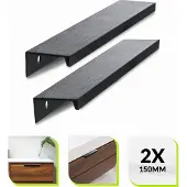 XIVADA Handgreep zwart - 128 mm boorafstand - Meubelgreep - Set van 2