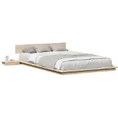 vidaXL Bedframe Bruin 120 x 190 cm Hout
