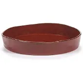 Serax Diep Bord La Mère Tableware By Marie Michielssen Venetian Red M 23 cm