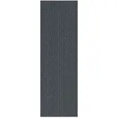 vidaXL Tapijt Loper Grijs 80 x 400 cm Stof
