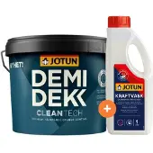 Jotun Demidekk Cleantech | Dekkende Houtverf Buiten 10 LTR - Kleur|1|2