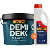Jotun Demidekk Cleantech | Dekkende Houtverf Buiten 2,7 LTR - Wit