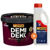 Jotun Demidekk Infinity Pure Mat | Dekkende Houtverf Buiten 3 LTR - Wit