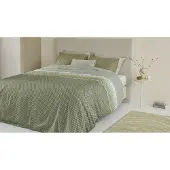 Beddinghouse Dekbedovertrek Riven Groen Katoen-140 x 200 / 220 cm | 1-Persoons
