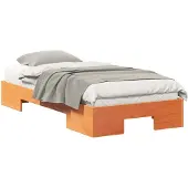 vidaXL Bedframe Bruin 90 x 190 cm