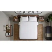 Vandyck Dekbedovertrek Pure 88 White Katoen-240 x 200 / 220 cm | Lits-Jumeaux