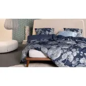 Essenza Dekbedovertrek Eunice Nightshadow Blue Satijn-260 x 200 / 220 cm | Extra Breed