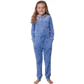 Pastunette Jumpsuit meisjes bloem capuchon