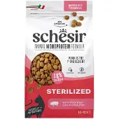 Schesir 6x Monoproteïne Promo Kattenvoer Droog Sterilized Ham 1,5 kg
