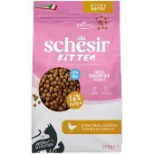 Schesir 6x Monoprotein Kattenvoer Kitten Droog Kip 1,5 Kg
