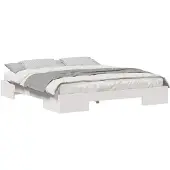 vidaXL Bedframe Wit 180 x 200 cm