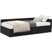 vidaXL Hoekbedframe met Matras Anders 2 st Grijs Fluweel