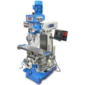 OEM Professionele freesmachine en boormachine met groot werkblad en digitaal display, BF 60, 400V
