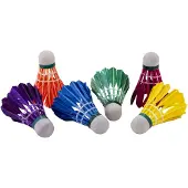 Engelhart Shuttles veren, kleuren assorti, in plastic koker