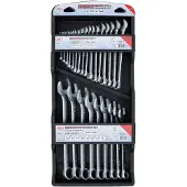 Bgs Spanner, Combinatiesleutelset Inch maten SW 1/4" - 1.1/4" 25-delig.