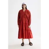 Scotch & Soda Fuzzy Relaxed Cardigan Ketchup Maat: XL | Cardigans Outlet | Dames