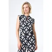 Garcia dames Top, S, Zwart