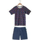 Claesen's Jongens Ondergoed & Nachtkleding Pyjama - Donkerblauw - Maat 152