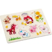 HABA Sales Gmbh & Co.KG Vormenpuzzel Oma Linda’s Dieren 8 Stukjes