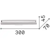 Ideal Lux DORICA AP1, wandlamp,