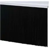 vidaXL Zelfklevende Deurborstels 6 st Wit 100 cm Aluminiumlegering