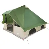 vidaXL Tipi Tent 8-persoons Groen taft