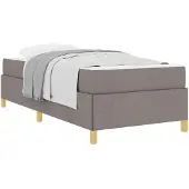 vidaXL Bedframe Taupe 80 x 200 cm Stof