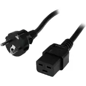 StarTech.com 2m Computer Power Cord - Schuko to C19
