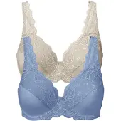Bonprix Beugel bh met sierlijk kant (set van 2) maat 85