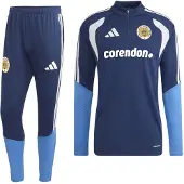 Adidas FFK Curacao Trainingspak 1/4-Zip 2026-2028 Sponsors Donkerblauw