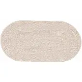 vidaXL Tapijt ZIZUR Crème 150 x 80 cm Polypropyleen