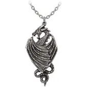 Alchemy Gothic - Gothic Halsketting - Racla Dragonistii - zilverkleurig - Maat Standard