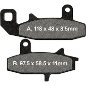EBC Fa Series Organic Fa147 Remblokken