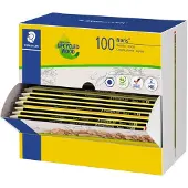 Staedtler crayon, hexagonal, présentoir de 100 piéces noir