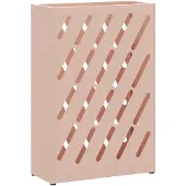 vidaXL Regen Paraplu Stand Roze 28 x 12 x 41 cm Staal