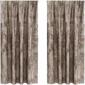 vidaXL Velvet Gordijnen 2 st Cappuccino 175 x 140 cm Fluweel
