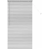 vidaXL Venetiaanse jaloezie zilver 175 x 90 cm 25 mm Aluminium