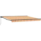 vidaXL Zonnescherm Frame Multikleur 400 × 300 cm