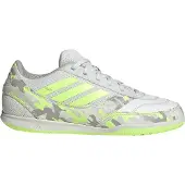 Adidas Top Sala Competition II Zaalvoetbalschoenen (IN) Kids Lichtgrijs Lichtgroen Lime