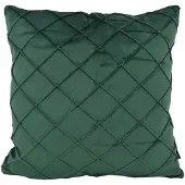 NOVÉE Sierkussen Velvet Cross Intens Groen | 45x45 cm | Velvet/Polyester