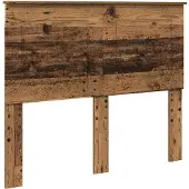 vidaXL Hoofdbord Oudhout 138 x 7 x 100 cm Geconstrueerd hout